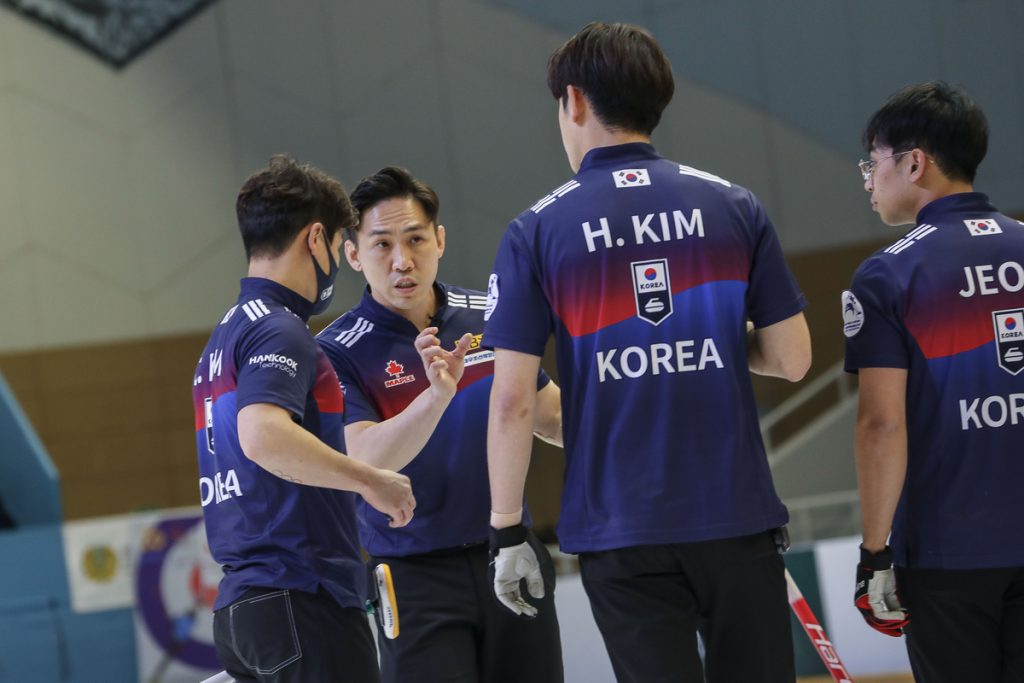 L'équipe hommes coréenne